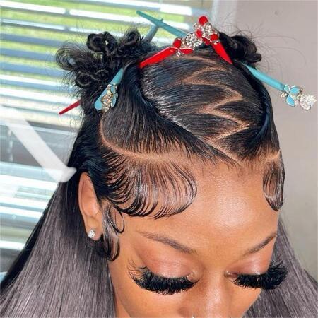 Penteados Zig Zag Inspirados em Celebridades: De Bella Hadid aos Anos 90