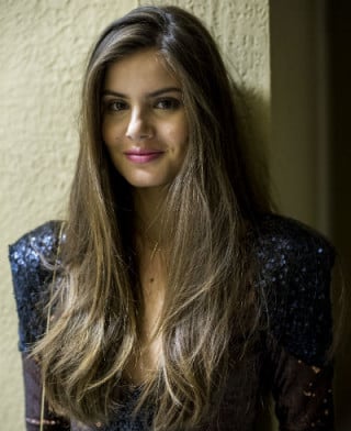 cabelos castanhos com luzes