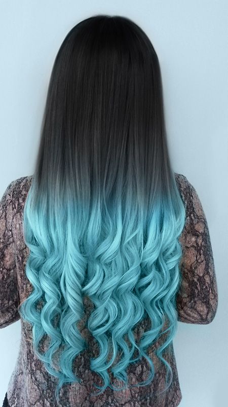 inspiração californiana azul cabelo