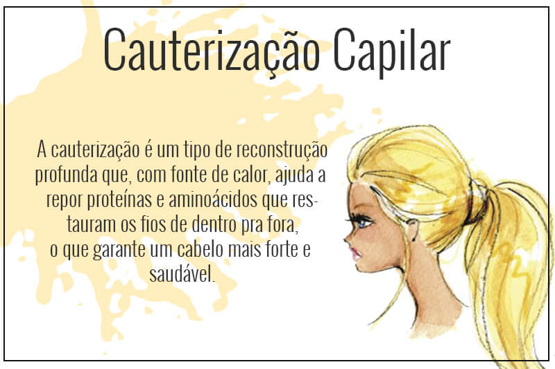 cauterizacao caseira cabelo