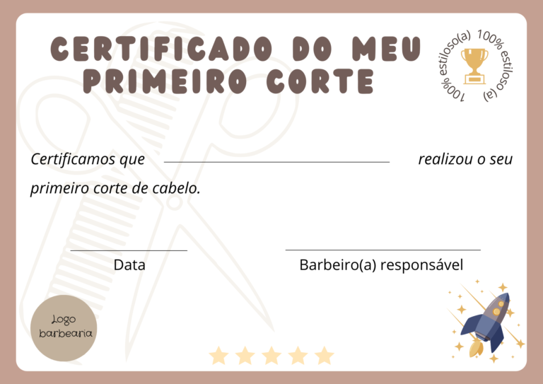 A Importância do Certificado de Primeiro Corte de Cabelo como Lembrança Afetiva