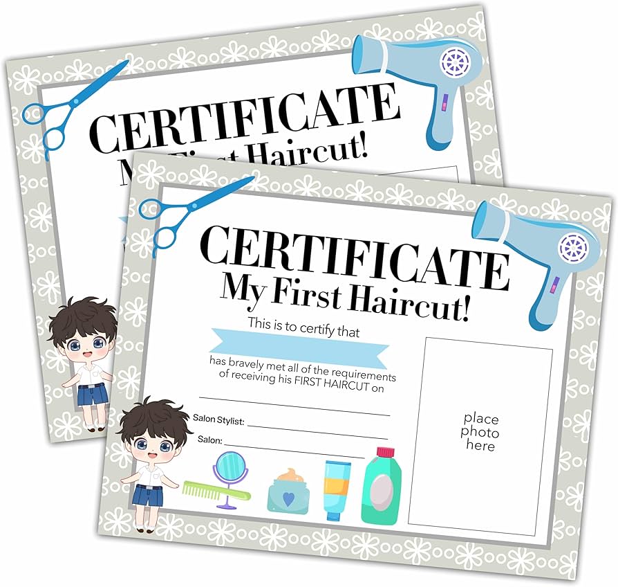 A Importância do Certificado de Primeiro Corte de Cabelo como Lembrança Afetiva