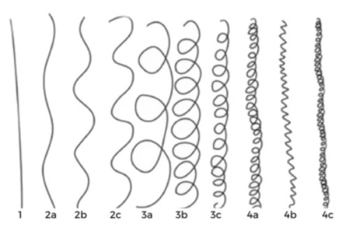 classificacao cabelo