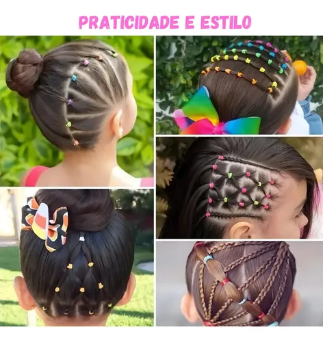 penteado maria chiquinha carnaval infantil elástico
