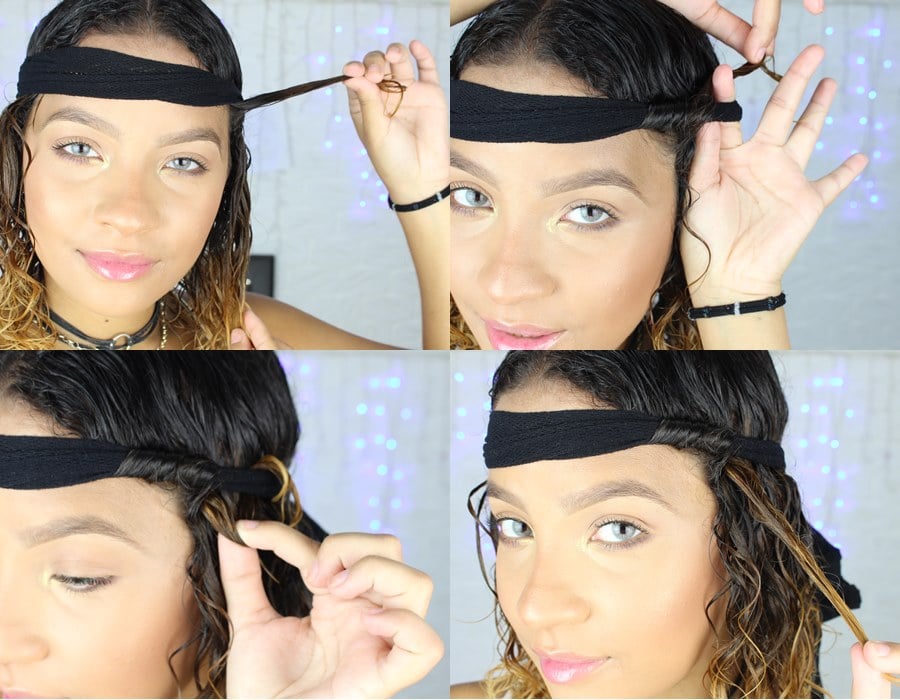 melhores tecnicas para cachear cabelo em transicao