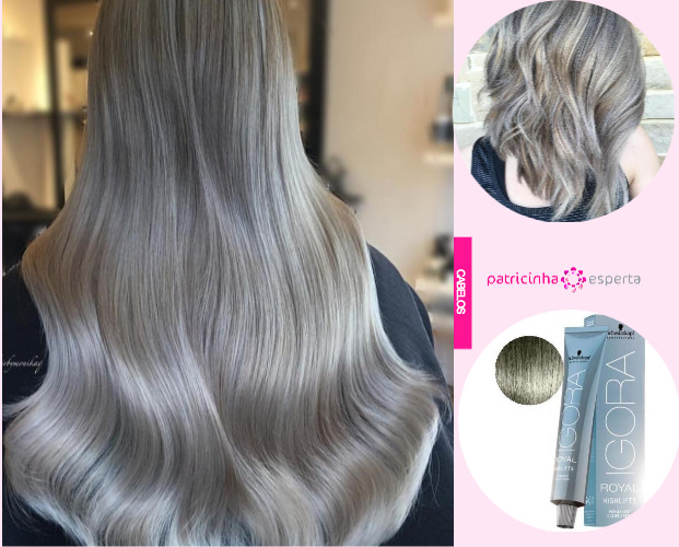 como deixar o cabelo loiro acinzentado passo a passo