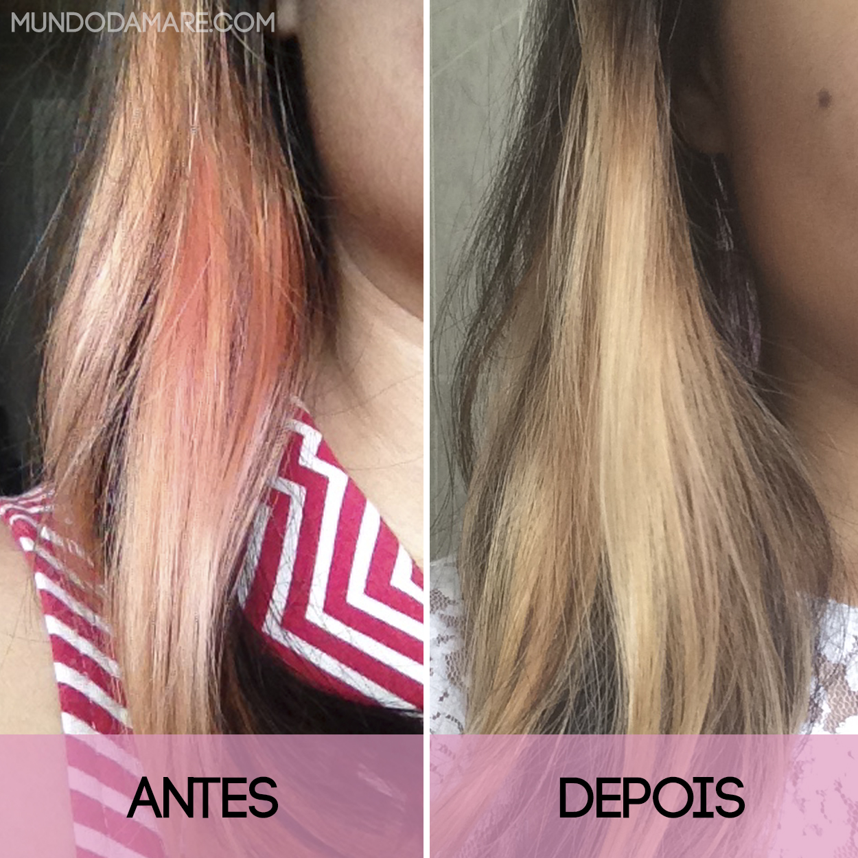 como desbotar o cabelo