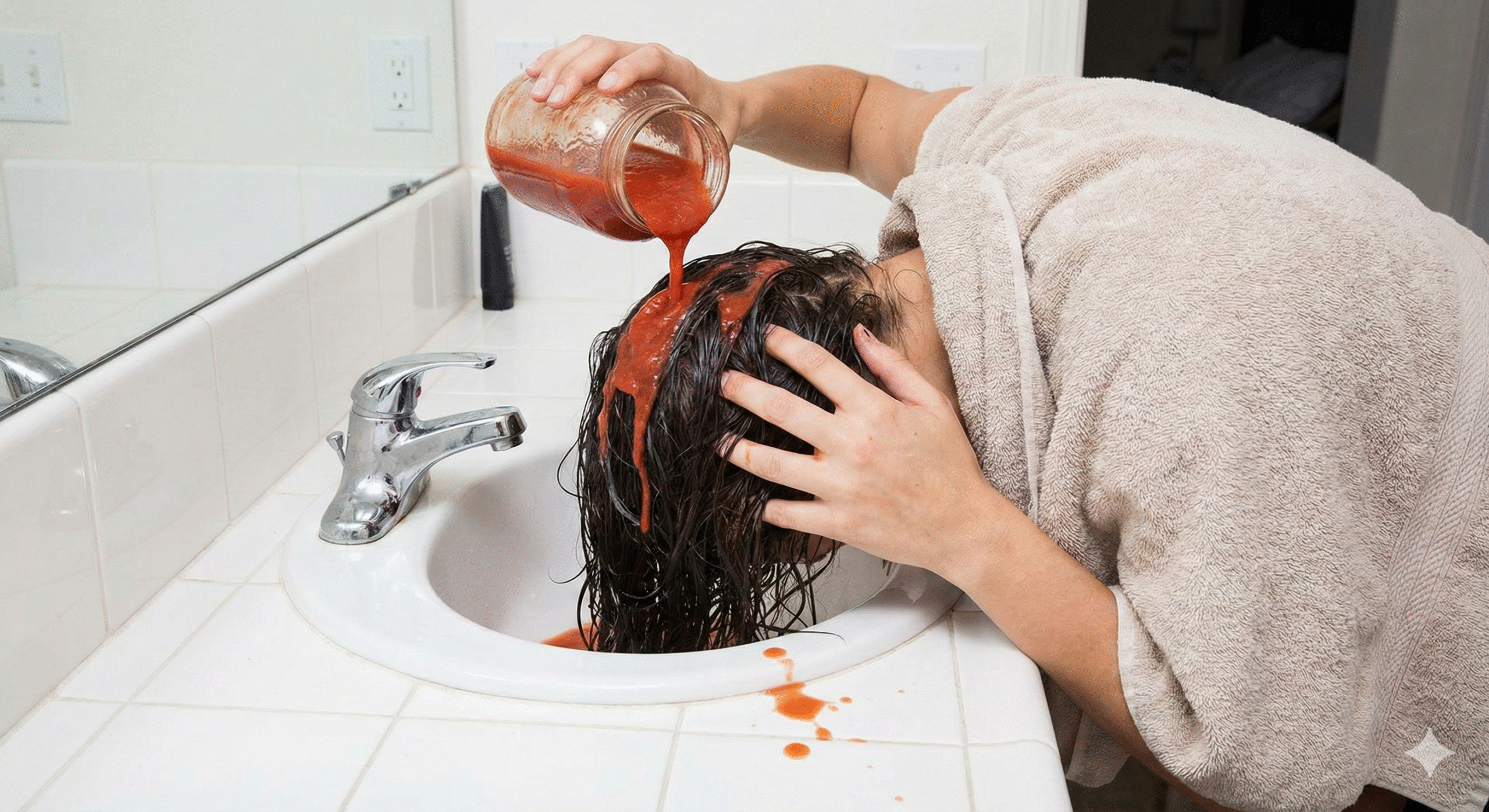 melhores formas de usar tomate no cabelo