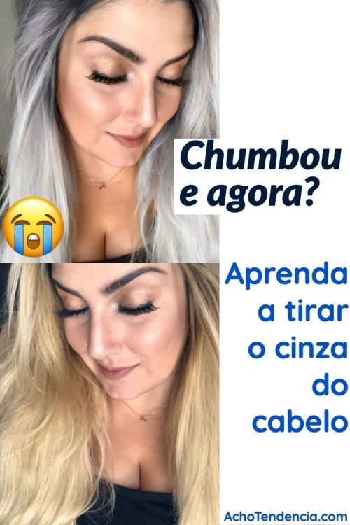 como tirar o chumbado do cabelo
