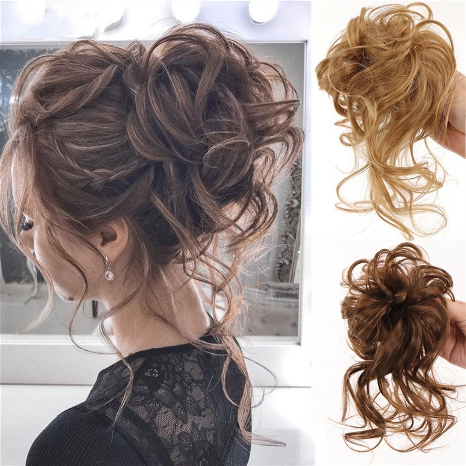 coques de cabelo bagunçado