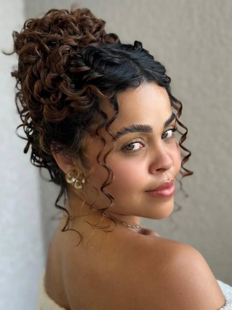 coques de cabelo bagunçado