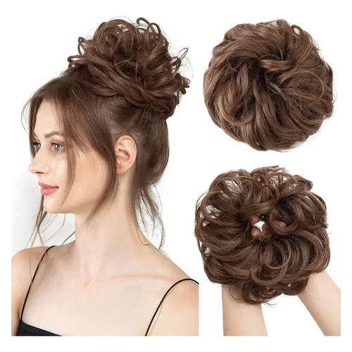 coques de cabelo bagunçado