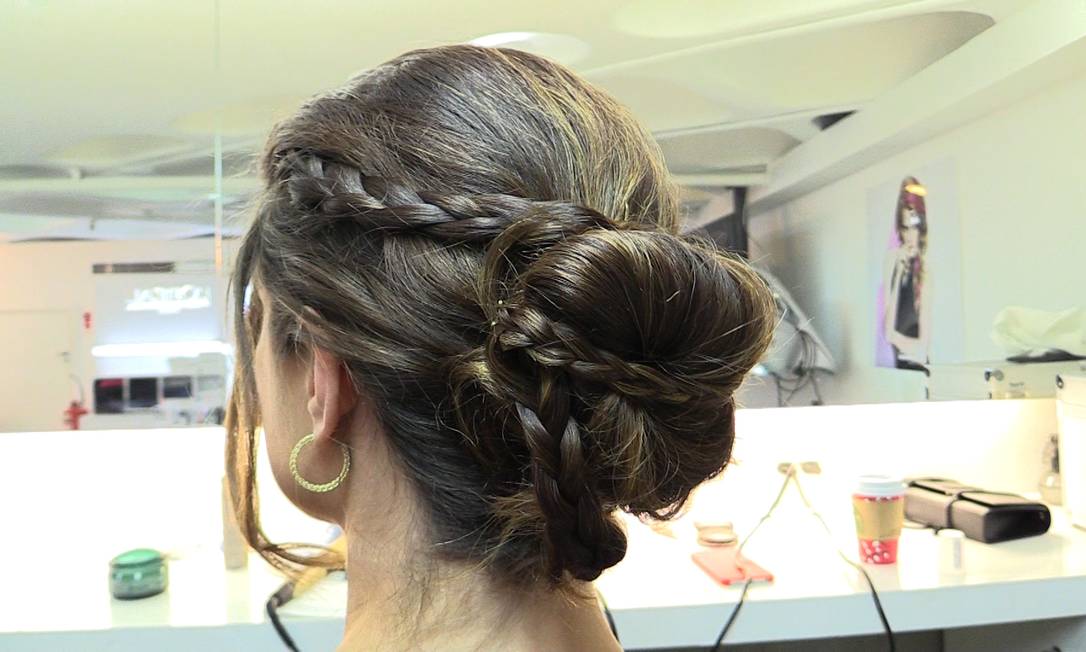 coques de cabelo bagunçado