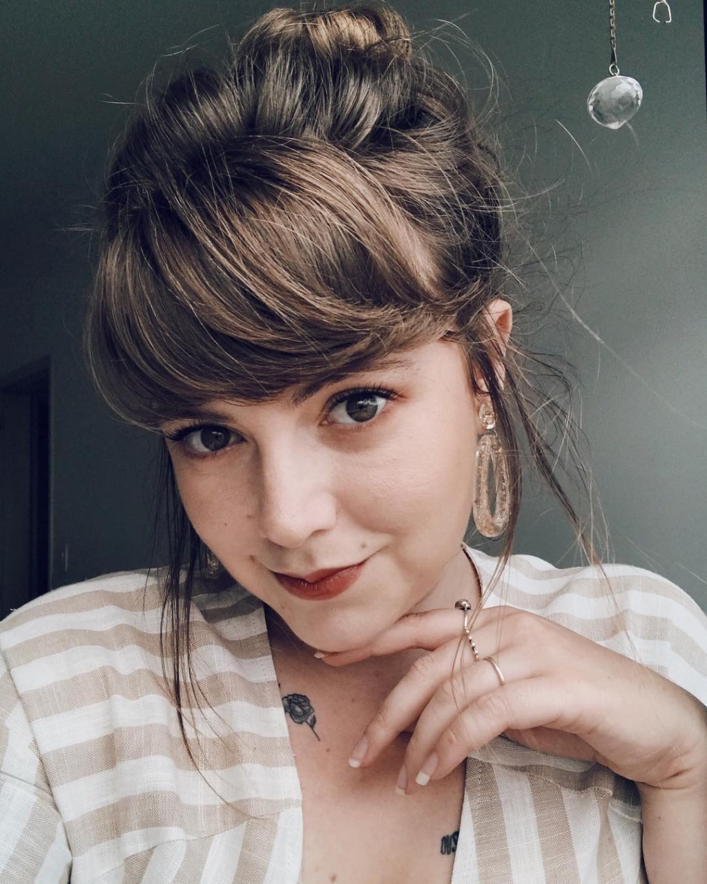 coques de cabelo bagunçado