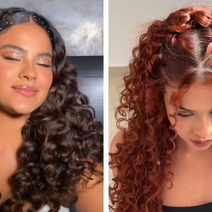 coques de cabelo bagunçado