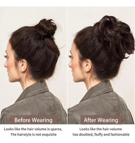 coques de cabelo bagunçado