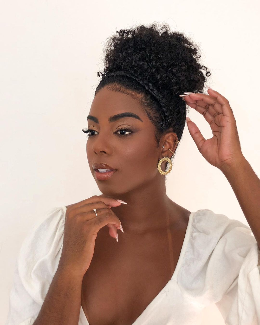 coques de cabelo bagunçado