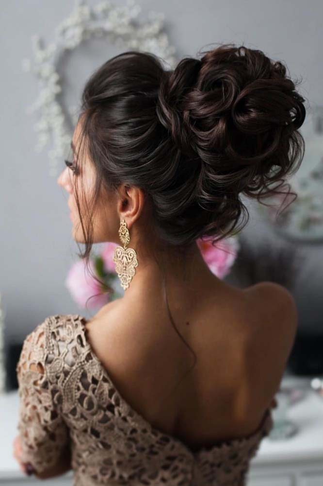 coques de cabelo bagunçado