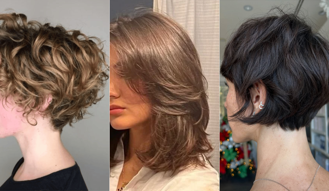 corte cabelo fino liso e pouco