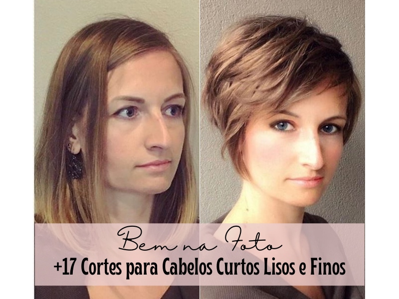 corte cabelo fino liso e pouco