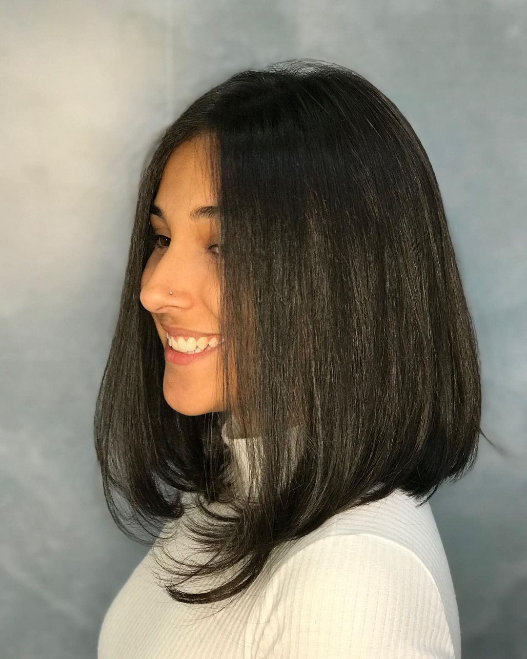 ideias corte cabelo fino liso
