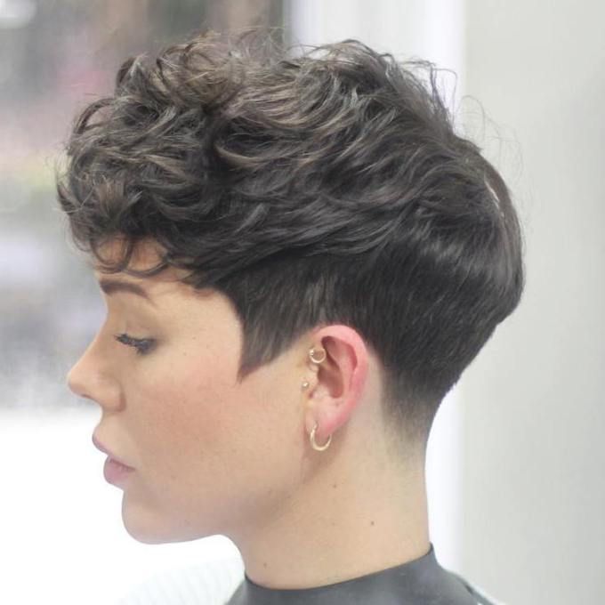 inspiração corte undercut feminino estilos