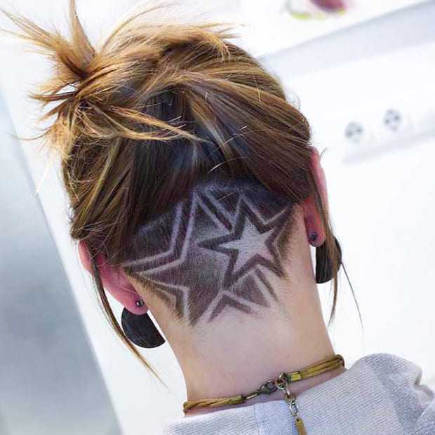 inspiração corte undercut feminino estilos