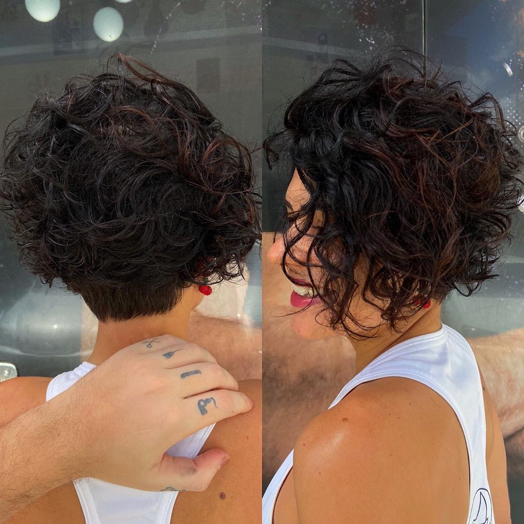 corte curto cabelo cacheado natural
