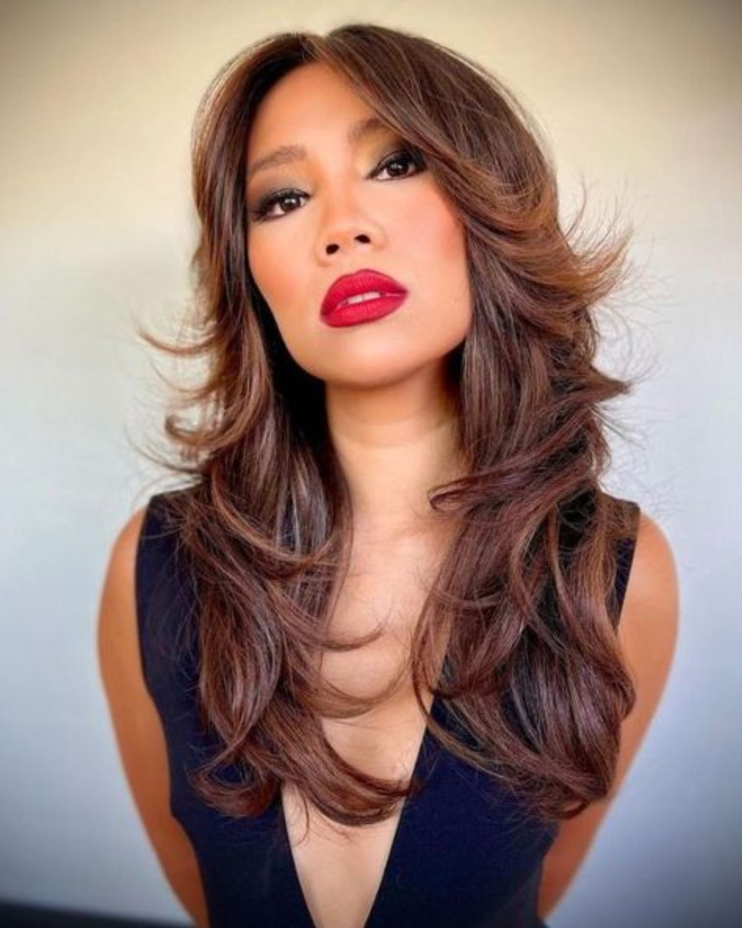 ideias de corte 4 camadas para cabelos longos