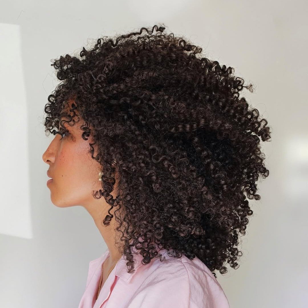 corte 4 camadas para rosto redondo