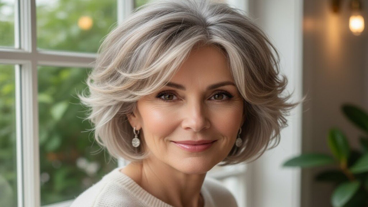 melhores cortes de cabelo curto para mulheres 50 anos