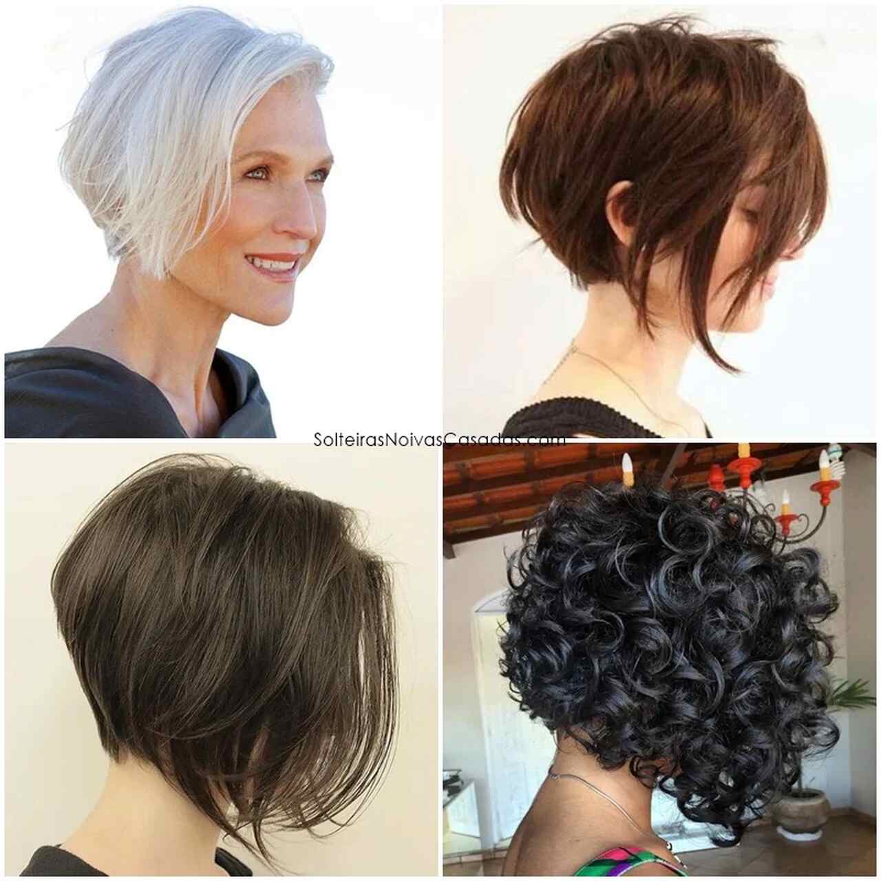melhores cortes de cabelo feminino 60 anos fotos