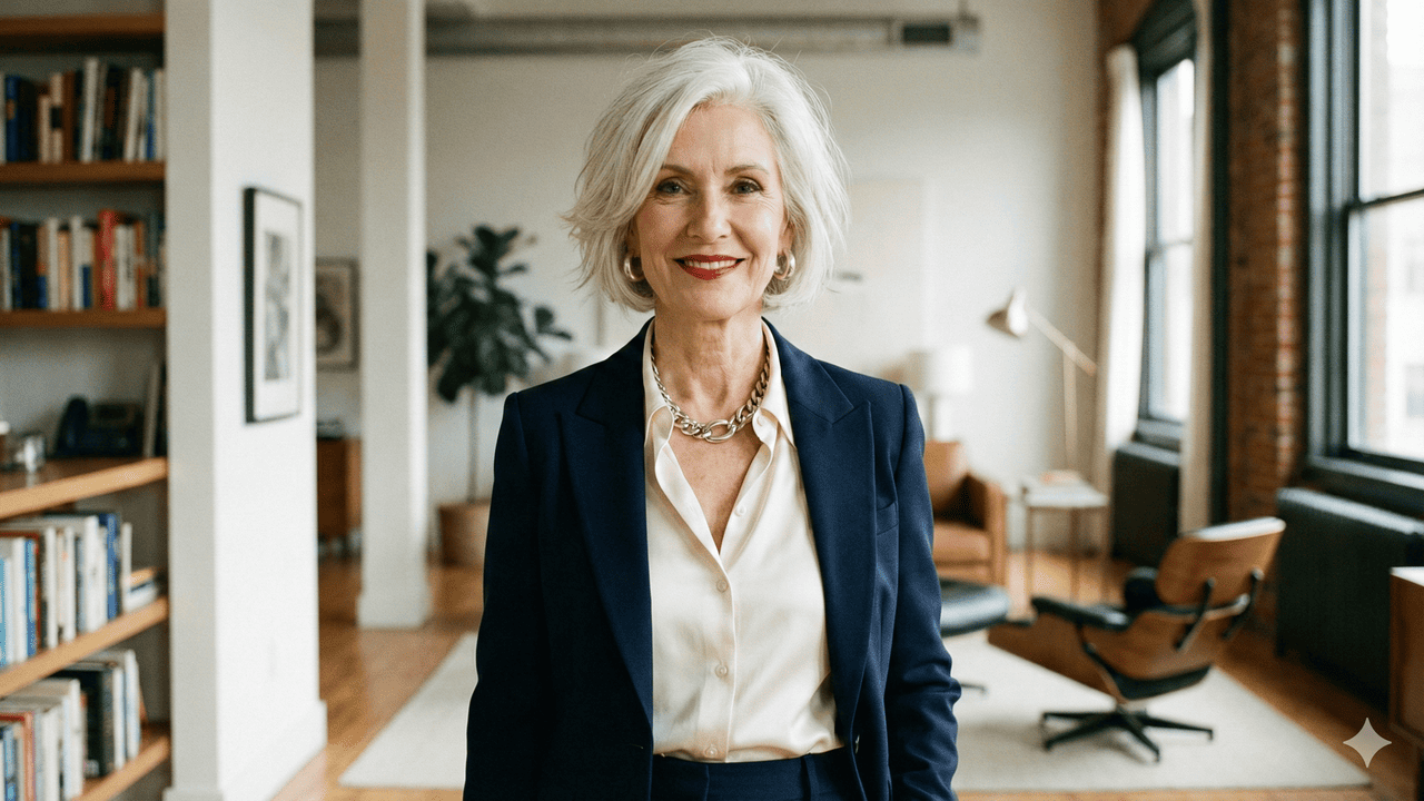 Como escolher o corte ideal para seu tipo de rosto após os 60