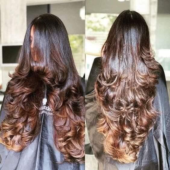 corte de cabelo 7 camadas