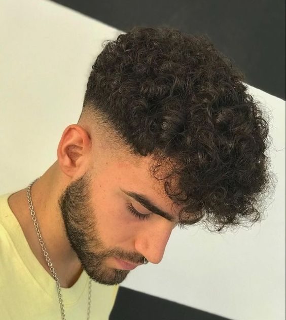 corte de cabelo áspero