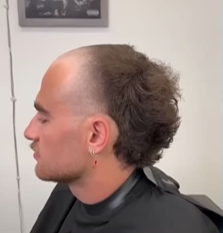 corte de cabelo careca degrade