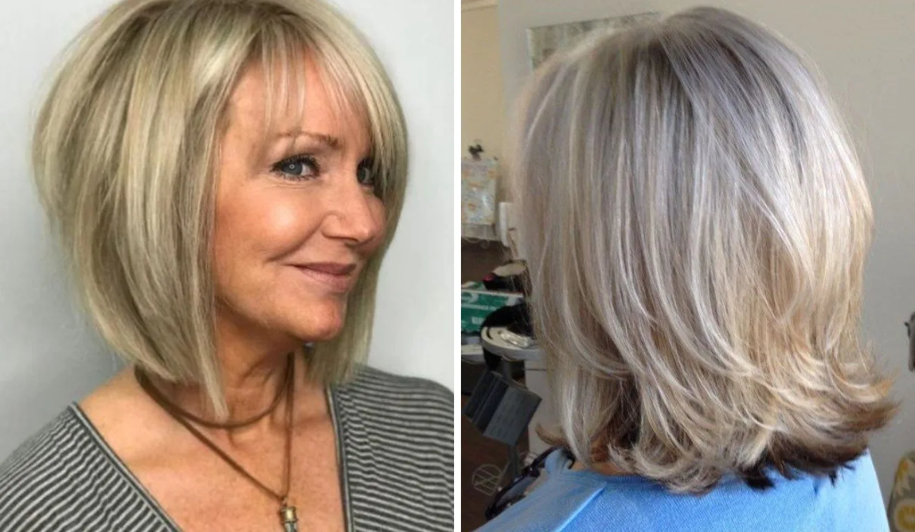 Cortes de cabelo chanel que rejuvenescem: desfiado com franja