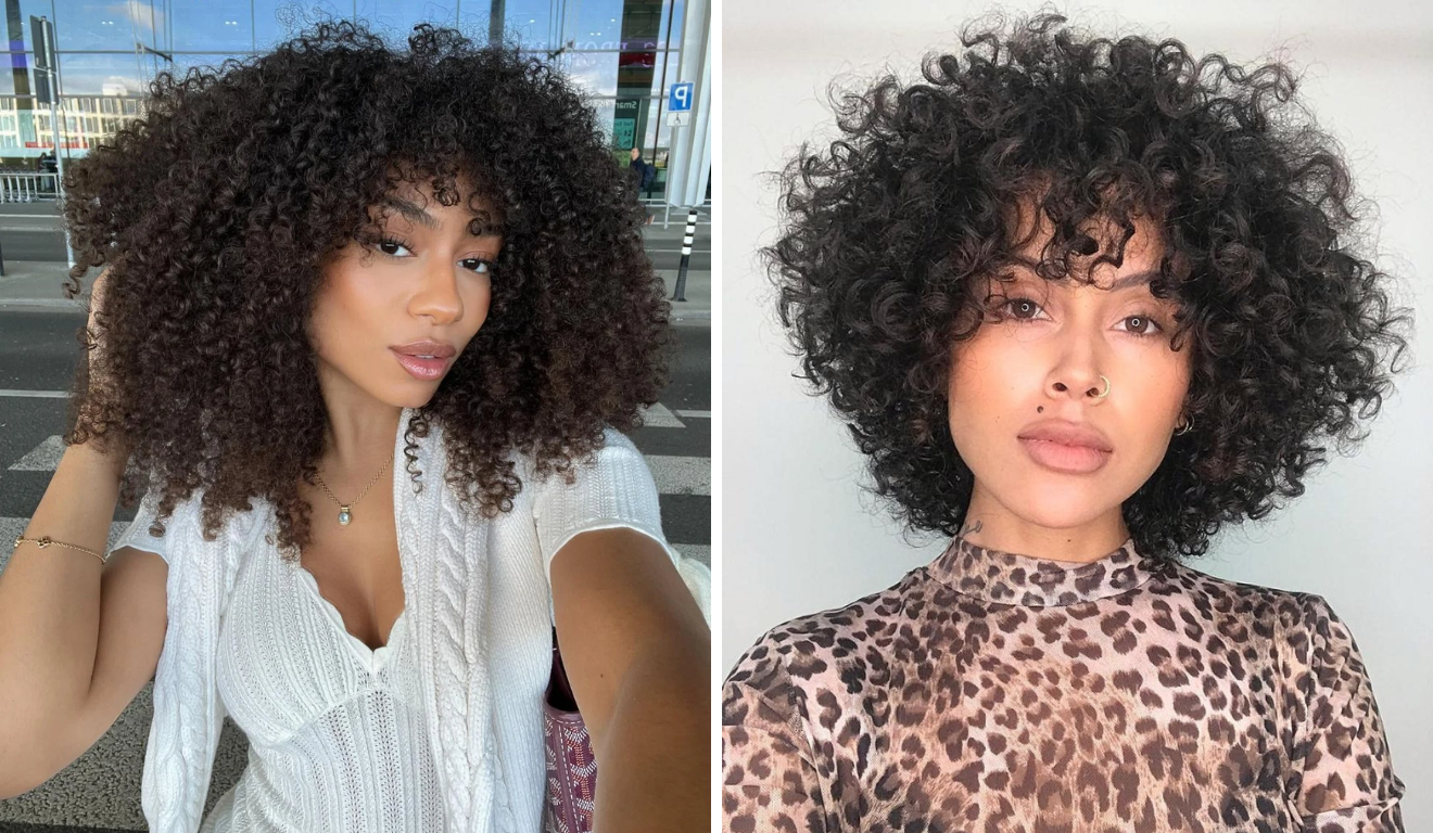 corte de cabelo com franja