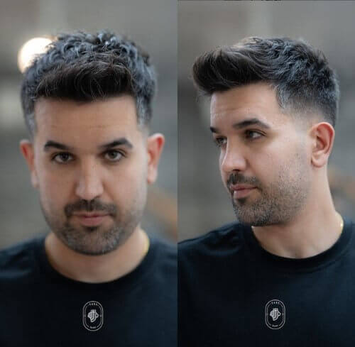 Tendências de cortes high top fade para homens de cabelo crespo