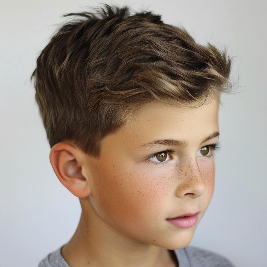 corte de cabelo para criança de 9 anos