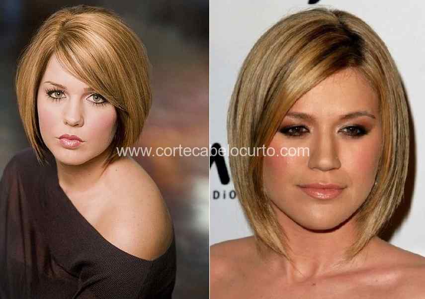 corte de cabelo curto feminino para rosto redondo