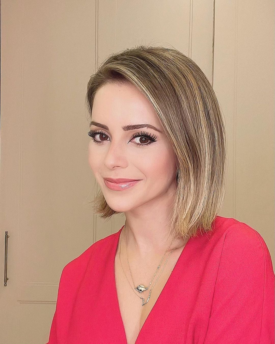 Corte de cabelo Sandy atual