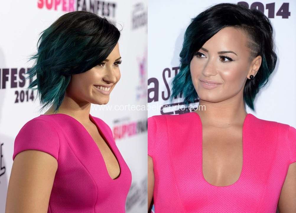 tutorial corte sidecut demi lovato 2014