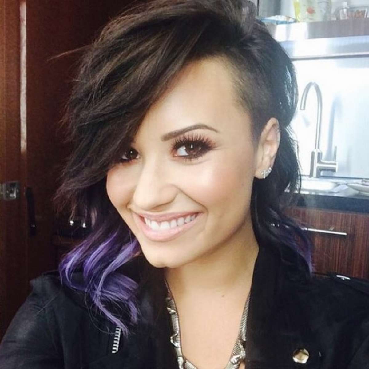tutorial corte sidecut demi lovato 2014
