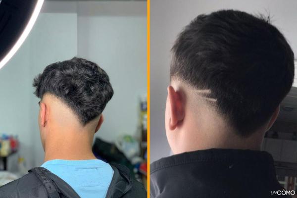 estilos de corte em v masculino