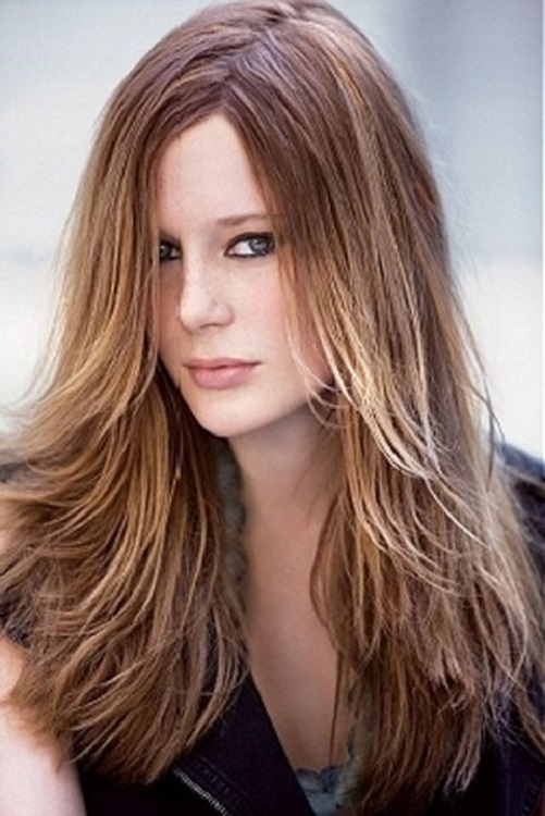 corte de cabelo feminino comprido em camadas