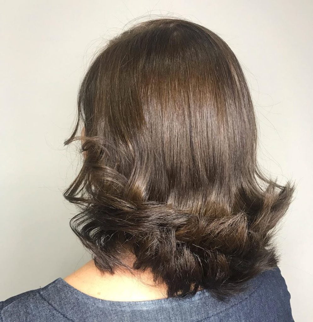 corte curto para rosto redondo