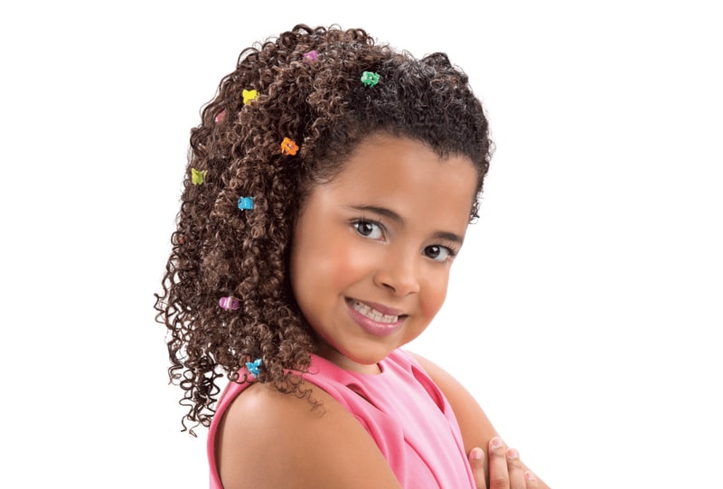 corte de cabelo feminino infantil cacheado