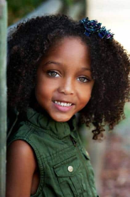 corte de cabelo feminino infantil cacheado