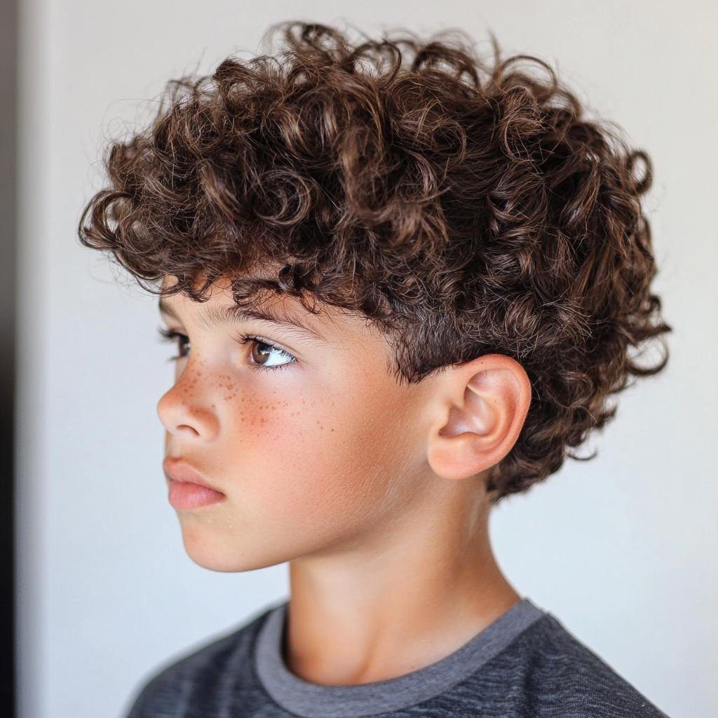 corte de cabelo feminino infantil ondulado